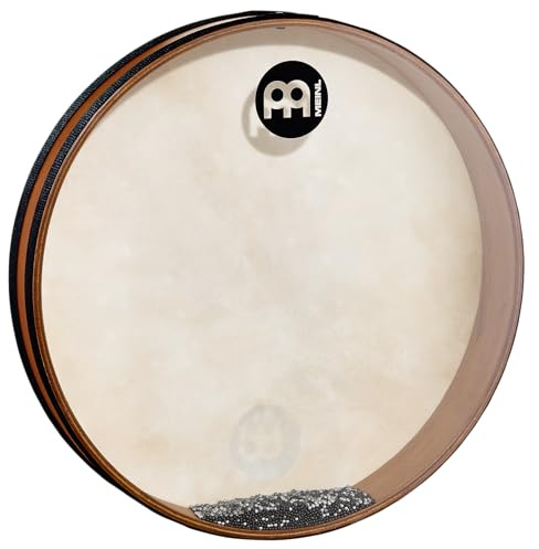 Meinl Percussion FD16SD Sea Drum, Frame Drum mit Kombination aus Naturfell und Kunststofffell, 40,64 cm (16 Zoll) Durchmesser, african brown