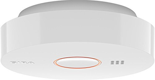 Gira 114502 Rauchmelder Basic Q Label reinweiss - 5er Pack