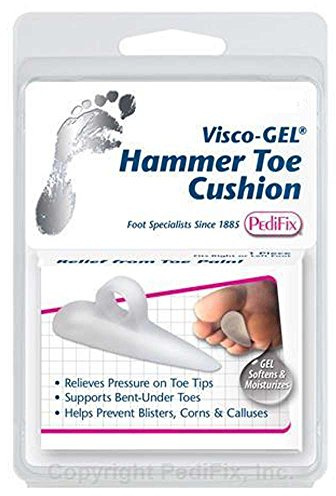 Hammer Toe Cushion Visco-Gel Large Left - World Wide Shipping