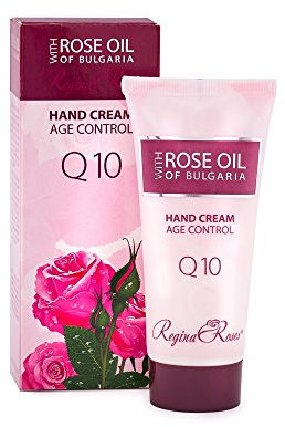 Biofresh Rose Oil of Bulgaria Crème anti-âge Q10 pour les mains avec 100 % d'huile de rose bulgare 50 ml