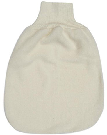 Cosilana Baby Strampelsack Fleece, 60% Wolle (kbT), 40% Baumwolle (KBA), (50 cm, Natur)