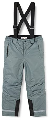 Playshoes - Pantalon de neige - Garçon - Gris (Grau) - FR: 8 ans (Taille fabricant: 128)