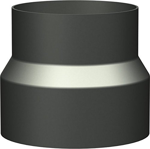 Riduzione In Acciaio In Acciaio Alluminato Di Colore Nero. Spessore 2 Mm. Per Uso Interno.