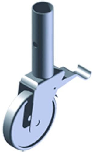 ZARGES Lenkrolle mit Zapfen D = 125 mm Z600