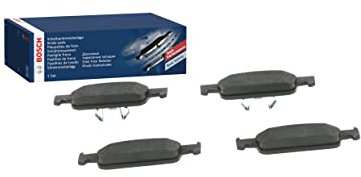 Bosch BP1506 - Brake Pads Car Front Axle - Bosch Quality - Reduced Noise and Dust - ECE-R90 Certified - Copper-Free - 1 Set of 4 Pads