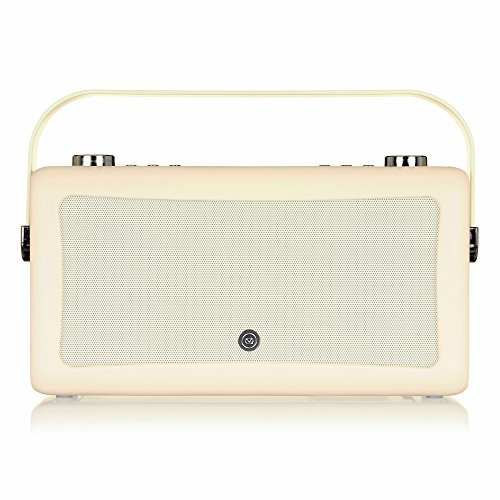 VQ Hepburn Mk II DAB & DAB+ Digital Radio with FM, Bluetooth & Alarm Clock – Cream