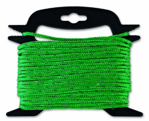 Reflect Cord REFL01V Corde polypropylène réfléchissante 35 kg D 4,8 mm L 15 m Vert