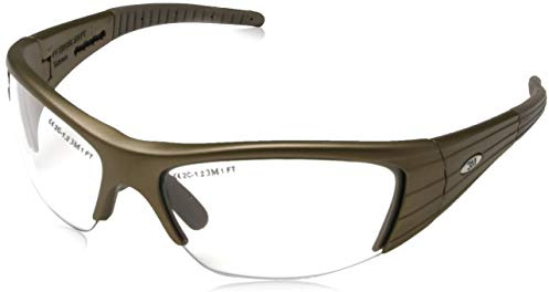 3M Solus 1000 Gafas de seguridad antivaho, montura azul o negra, lente transparente, con bolsa, S1CB
