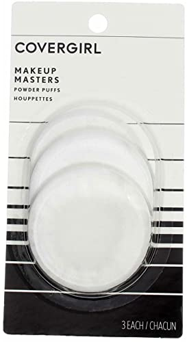 CoverGirl Makeup Masters Powder Puffs, 3 ct, 2 pk