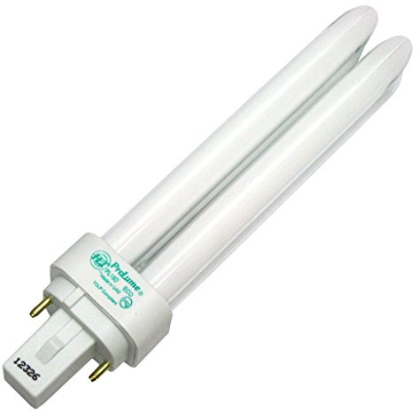 ProLume PL18D/41/ECO 109156 18W Double 4100K G24D-2 Eco Fluorescent Tube Light Bulb