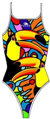 Turbo Donna Tucan Parte Inferiore del Bikini, Multicolore, Medium