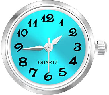 ANDANTE Uhr-Chunk für Chunk Armbänder und Ringe (Zyan-Blau)