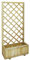 Pannello in legno Rettangolare con Fioriera impregnato in autoclve a rete giardino recinzioni divisori 75x180 cm EV