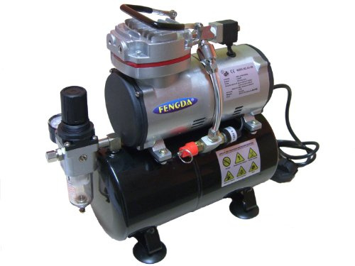 Hobby AIRBRUSH Aérographe compresseur avec cuve Fengda® AS-189
