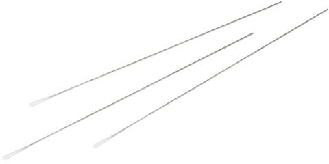 neoLab Wattestäbchen mit Aluminium Stiel, 2mm Kopf, 150mm Länge, 100 Stück