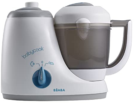 BÉABA - Babycook Original - Barnmatare - 4 i 1: Mouring, uppvärmning, ångkokning, avfrostning - Snabb: 15 min. - Inklusive tillbehör