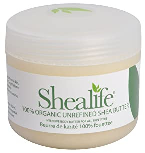 100% Unrefined Organic Shea Butter, 100g, 3.5oz