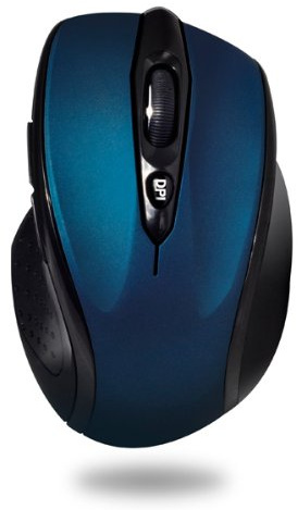 Advance S-SHAPE-BL Souris optique sans fil 500/1000 dpi 6 boutons Bleu