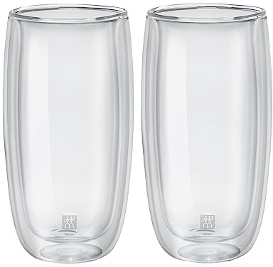 ZWILLING J.A. Henckels Beverage Glass Set, White 2 Count (Pack of 1)