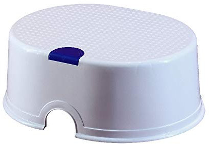 Schemel de Luxe - Kinder Tritthocker - stilvoll erhöht am Waschbecken & WC - für sicheren Stand - für die richtige Höhe am Waschbecken und WC