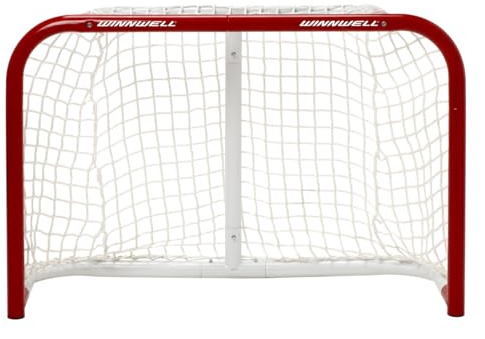 Winnwell Regulation Size Hockey Net - Indoor & Outdoor Heavy Duty Goal - Good for Street, Field & Rink (36)