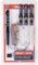 Aristo AH64308 mg1 Pro Tuschefüller College Set 6-teilig (3 Tuschefüller mg1 Pro, Strichstärken 0,25/0,35/0,5 mm, Geo-Pen Feinminenstift 0,5 mm mit 12 Ersatzminen, Zeichentusche schwarz)