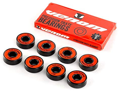 Venom Skateboards Bearings ABEC 9 608z Fast Smooth Premium For Skate board stunt scooters long board roller skates micro scooter fidget spinner inline skates quad x8 for 4 wheels