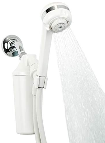 Aquasana AQ-4105 Duschkopf-Filtersystem mit Handstab, Weiß