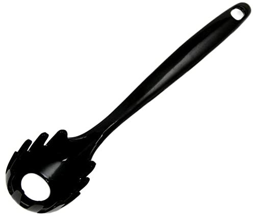 Chef Craft Basic Melamine Spaghetti/Pasta Fork, 11 inch, Black