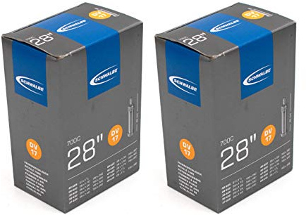 Schwalbe Tube DV: 17-28 Pulgadas - Set de 2 válvulas Dunlop
