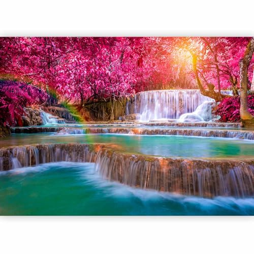 murando - Carta da parati 300x210 cm Fotomurali in TNT Murale alla moda Decorazione da Muro XXL Poster Gigante Design Cameretta Carta per pareti Camera da Letto Paesaggio cascata Natura c-B-0128-a-a