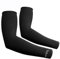Brisk cycling arm warmer sleeve soft shell thermal Black compression Pair (Black, S/M)