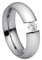 Heideman Ring Damen Intensio aus Edelstahl Silber farbend poliert Damenring für Frauen mit Stein Zirkonia Weiss im Brillant Schliff 4mm