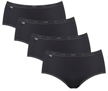 Sloggi Basic+ - Slip - Femme - Noir - FR: 50 (Taille Fabricant: 50)