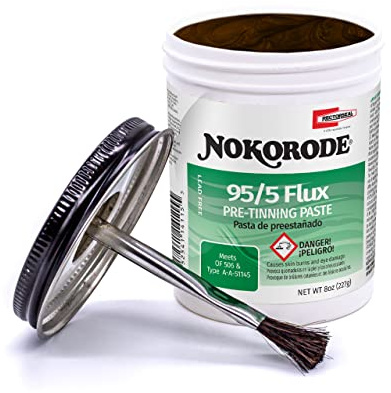 Rectorseal Nokorode 14115 Pre-Tinning Paste, Cleans, Fluxes, and Pre-Tins, Plumbing, 8 oz.