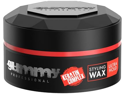 Gummy Hair Styling Gel Wax Ultra Hold, Red, 150 Millilitre, 1 qty