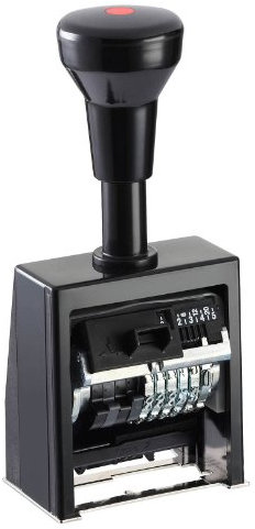 Reiner REB6KA456 Paginierstempel B6K, Schrifthöhe: 5,5 mm