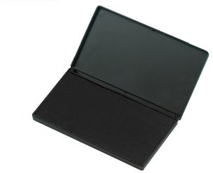 Charles Leonard Felt Stamp Pad, Large, 3.25 x 6.25 Inches, Black (92820)