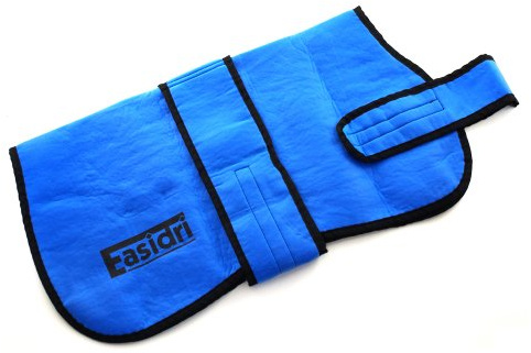 Easidri Cooling Coat for Dog, Medium, blue
