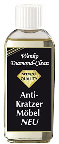 WENKO Diamond Clean Möbelpflege für helles Holz 100 ml, Überdeckt Kratzer, Schrammen und Flecken, 0.1 l