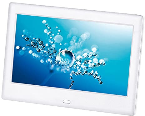 Trevi DPL 2210 Cornice Digitale Digital Photoframe LED 7, SD, MMC, USB, Visualizza Foto e Video, Bianco