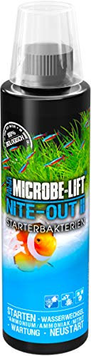 Starterbakterien Aquarium – ARKA Nite-Out II 236 ml – ideal bei Neustart, Wasserwechsel & Fischbesatz – reduziert Ammonium & Nitrit schnell – biologisch, sofort aktiv & sicher für alle Fische