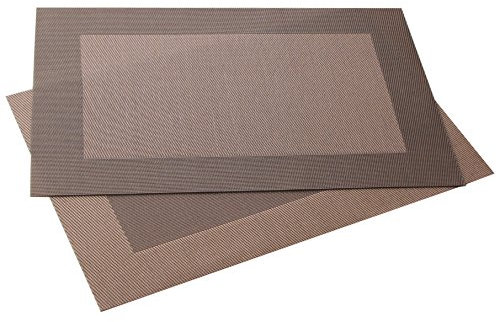 2 Stück im Set Tischset Platzset Platzmatte Tischmatte Platz Decke Platzdeckchen Tisch Set Matte PVC abwaschbar 955222