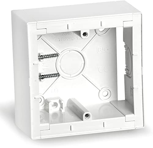 Bjc viva - Caja superficie modular serie blanco