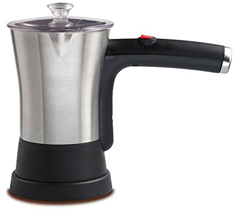 Brentwood Appliances TS-117S Electric Turkish Coffee Maker, 4-Cup, Stainless Steel/Black