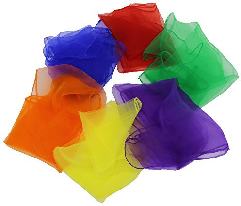 Jongliertücher im 6er-Set aus Nylon