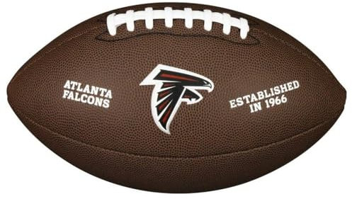 Wilson Unisex-Adult NFL Team Logo Ball, Atlanta Falcons, Official