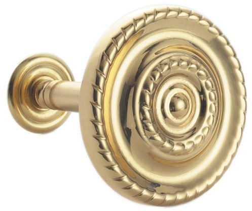 Large Brass Regency Curtain Fabric Holdback/Tieback Hook Sold In Pairs