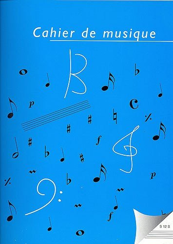 Cahier De Musique Beuscher: 12 Portées - 96 Pages (Reliure Spirale). Pour Tous Les Instruments