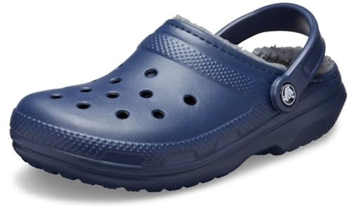 Crocs Unisex Erwachsene Classic Lined Clog Clog, Navy/Charcoal, 48/49 EU